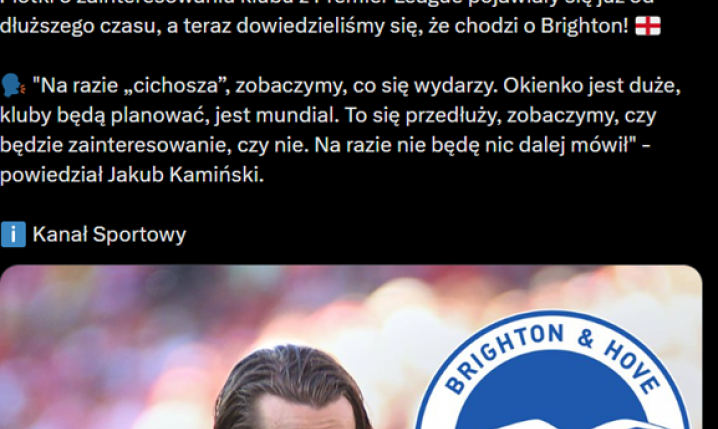 DZIEJE SIĘ! Jakub Kamiński na celowniku... KLUBU Z PREMIER LEAGUE!